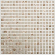 8mm Stone Marble Mix Mosaïque en cristal pour salle de bain